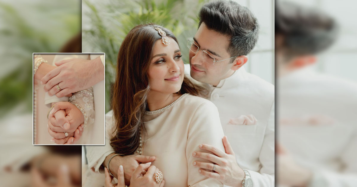 Parineeti Chopra & Raghav Chadha’s Engagement Pics Out! Couple Seems to be Straight Out Of A Fairytale As They Seal The Deal In Ivory-Colored Trousseau