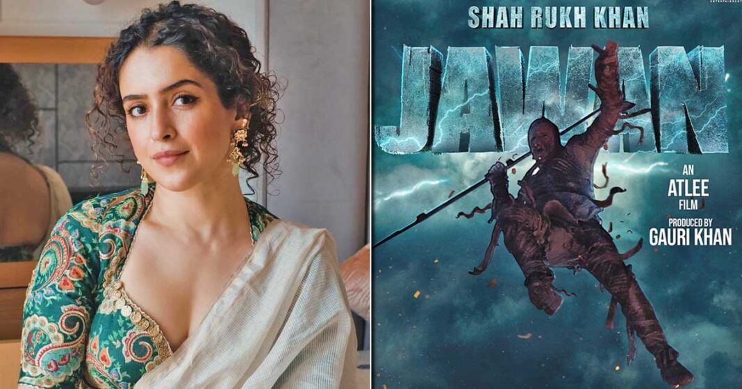 Jawan Sanya Malhotra Is All Set To Share Screen With Shah Rukh Khan Shares Teaser On Social