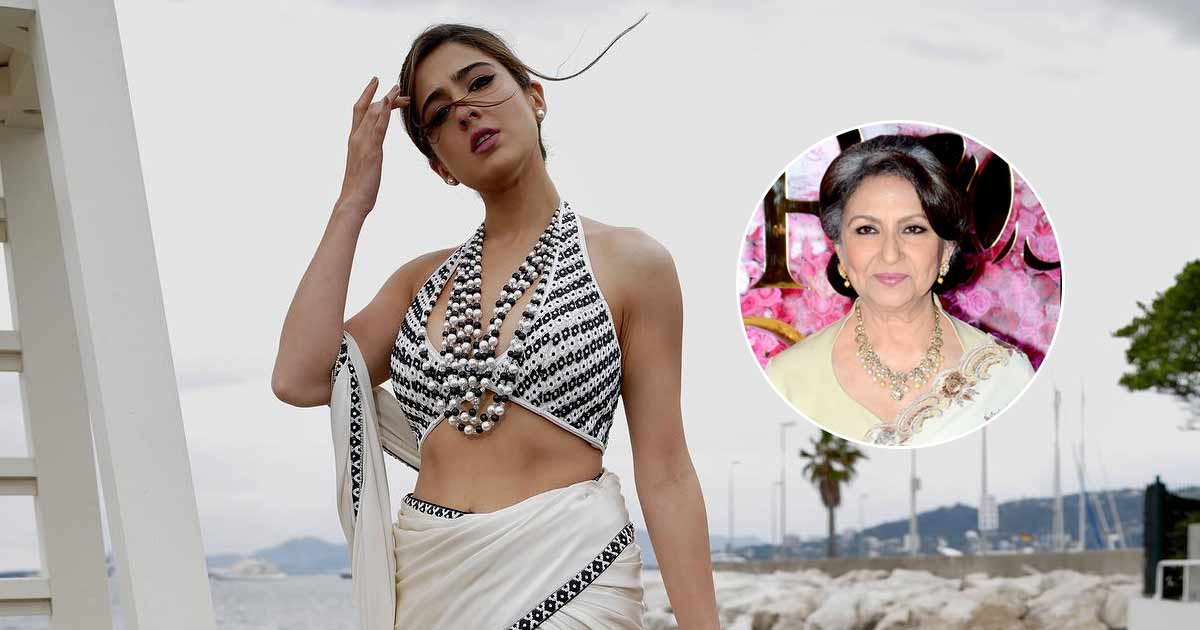 Sara stuns fans at Cannes in regal outfit; compared to grandma Sharmila Tagore