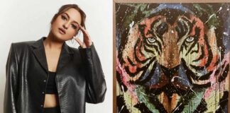 Sonakshi Sinha gifts a thematic painting made by her to 'Dahaad' creators