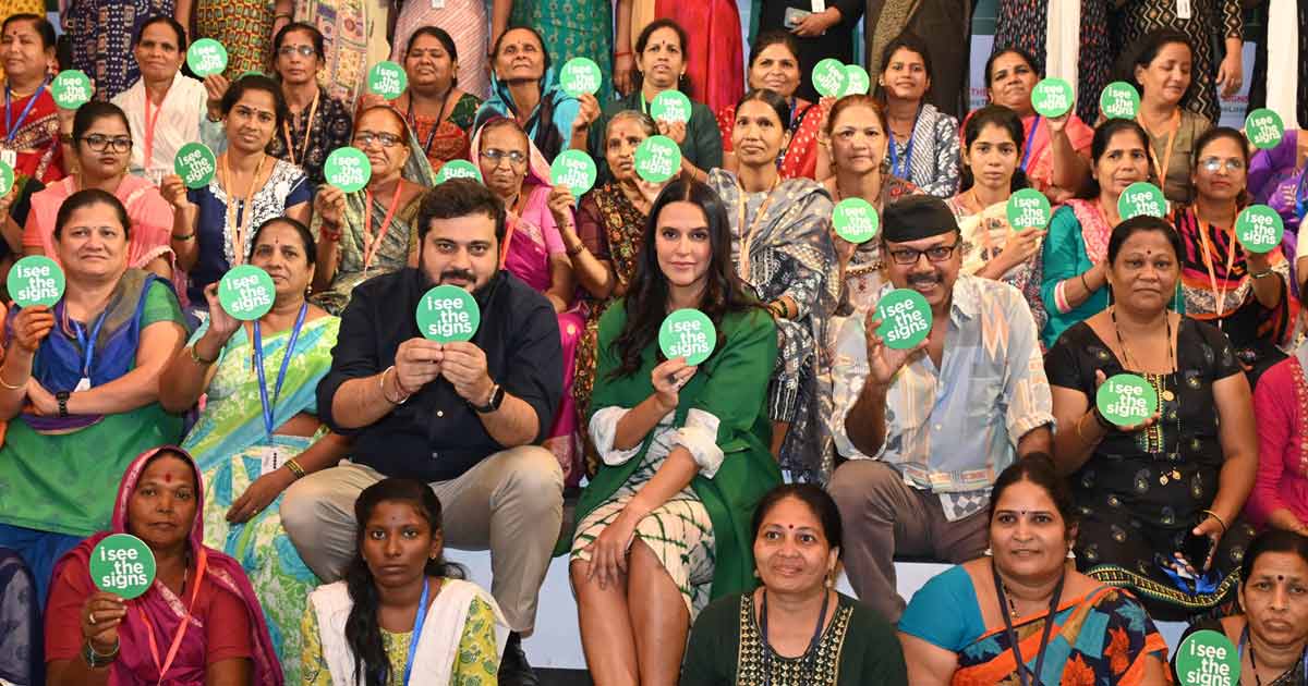 Neha Dhupia Gets Together With 100 House Helps To Share Insights On Household Inequality