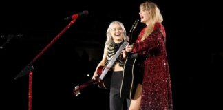 Taylor Swift is missing her dressing room "heart-to-hearts" with Phoebe Bridgers