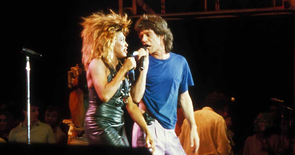 Tina Turner was 'prepared' for Sir Mick Jagger ripping her skirt off at Live Aid