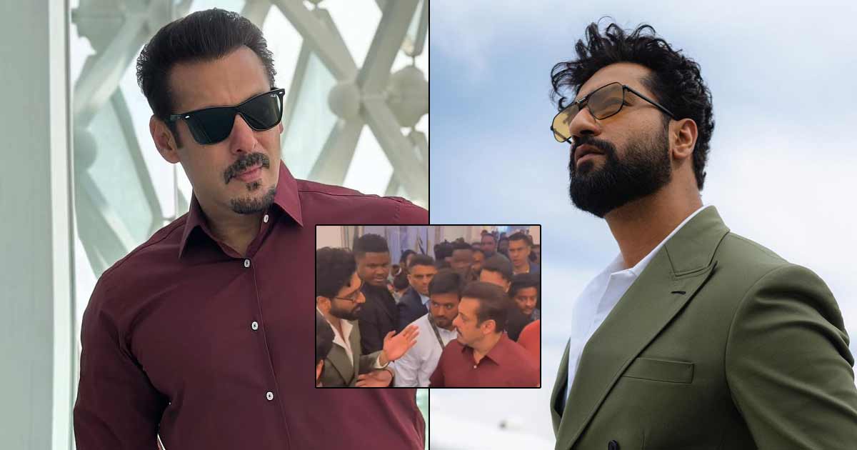 Vicky Kaushal Pushed Away By Salman Khan’s Safety Group Whereas He Tries To Shake Palms With The Celebrity, Netizens React “Bhai Ne Ignore Hello Kar Diya” – Watch