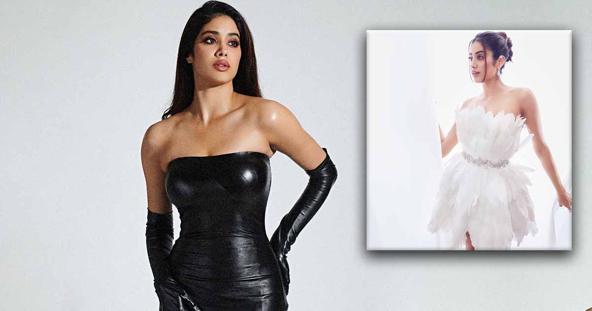 When Janhvi Kapoor Was Brutally Trolled For Wearing A Sasti Copy Of International Label In A Faux Feather Dress Flaunting Her Voluptuous Figure - Deets Inside
