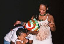 A$AP Rocky marks Father’s Day by posting video smoking massive roll-up beside heavily pregnant Rihanna