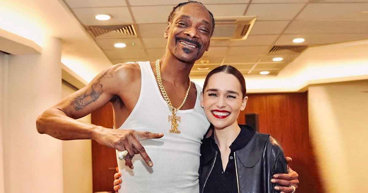 Emilia Clarke Literally Jumps In Chair With Excitement As She Fangirls Over Snoop Dogg & Recalls Meeting Him - See Video Inside