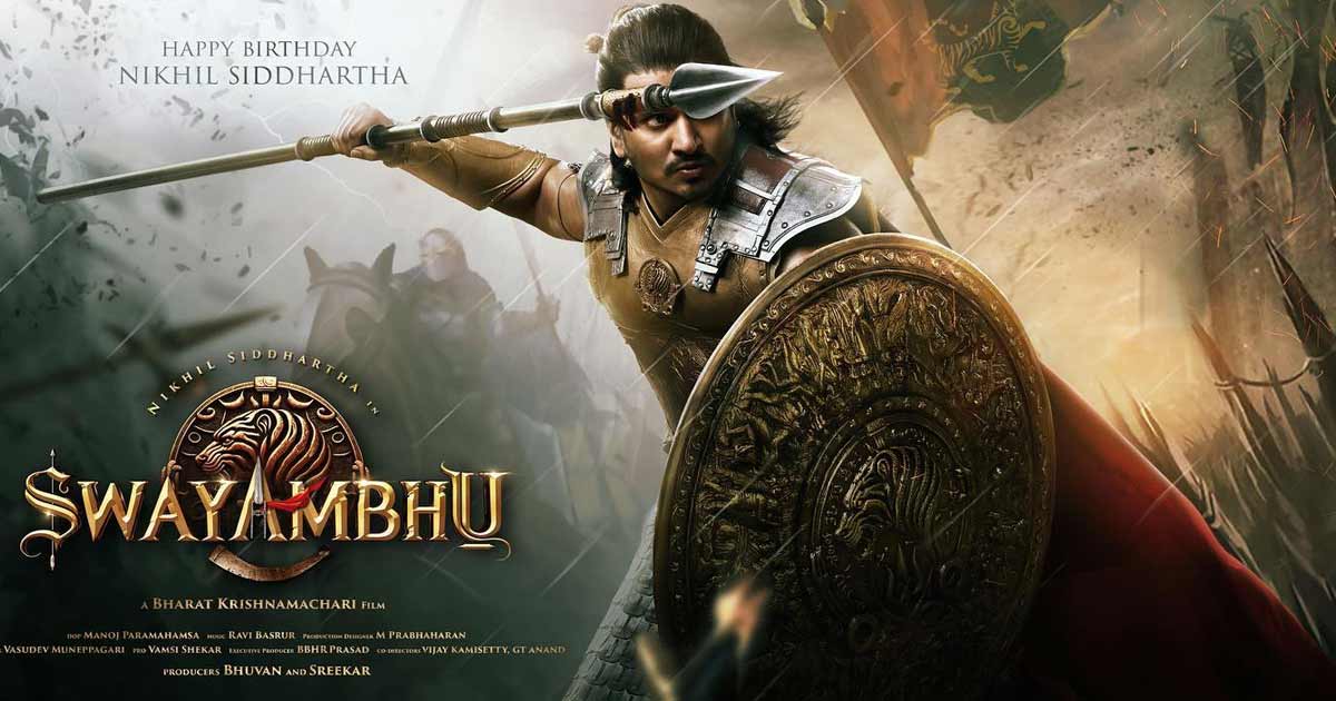 Fierce first look of Nikhil Siddhartha's next film 'Swayambhu' unveiled