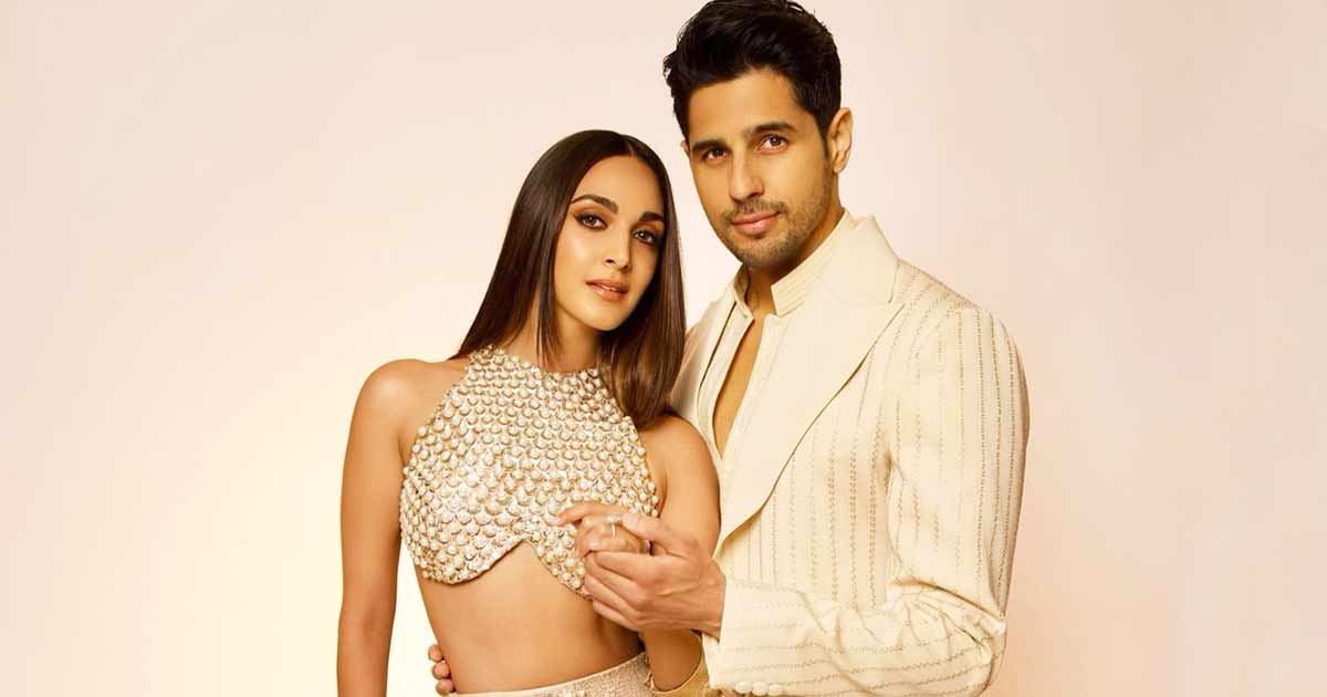 Kiara Advani Dons A S*xy Saree With A Plunging Neckline Blouse, Netizens Calls Sidharth Malhotra ‘Lucky’ - Watch