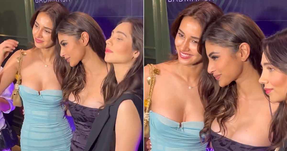 Mouni Roy Gets Massively Trolled For Helping Disha Patani Adjust Her Cleav*age In A Viral Video
