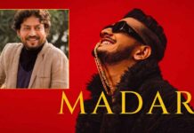 Munawar says late Irrfan Khan was the inspiration behind his song 'Madari'