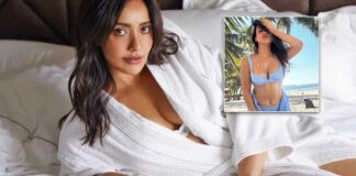 Neha Sharma Soars The Temperature In A Summery Pastel Coloured Bikini As She Flaunts Her Busty Assets Through It, Check Out!