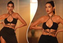 Nora Fatehi, The S*xy Diva, Stuns In A Black Cut-Out Outfit In Her Recent Song 'Sexy In My Dress' & We Agree!