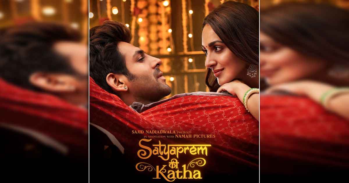 The new poster of Kartik Aaryan and Kiara Advani starrer Satyaprem ki Katha is out now! The trailer is all set for its release tomorrow