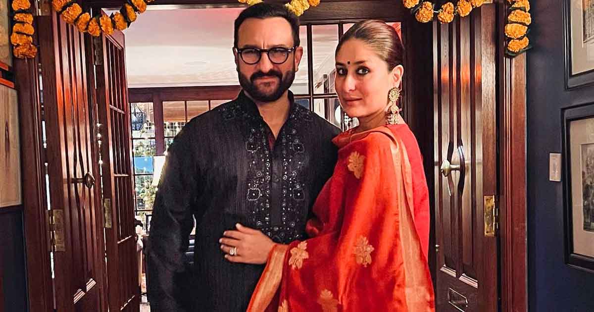 When Saif Ali Khan jokingly said that 'role playing' is the secret of happy married life, Kareena Kapoor Khan's face turned red