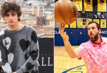 Timothee Chalamet, Adam Sandler play basketball together, confuse fans
