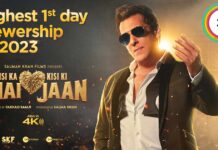 ZEE5 Global's 'Kisi ka Bhai Kisi Ki Jaan' Sets New Milestones, Clocks Highest Release Day Viewership of 2023