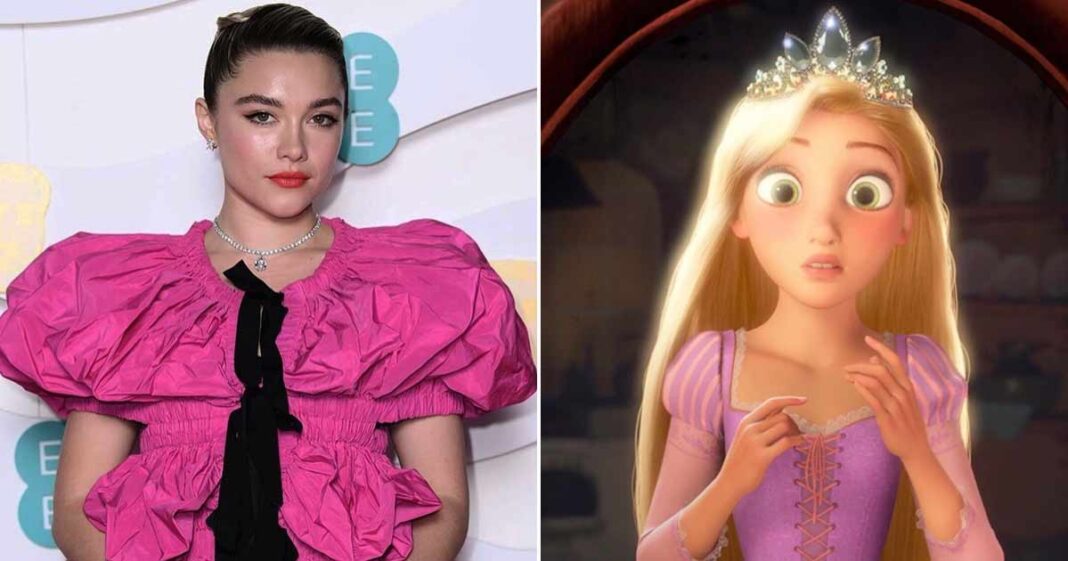 Florence Pugh Turns Up As The Top Choice For Rapunzel In Disneys Live