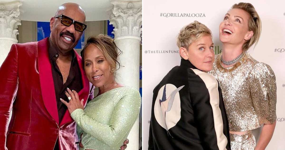 Forget Steve Harvey, Remember When Ellen DeGeneres Was Allegedly Scared That His Wife Portia de Rossi Would Cheat On Her?