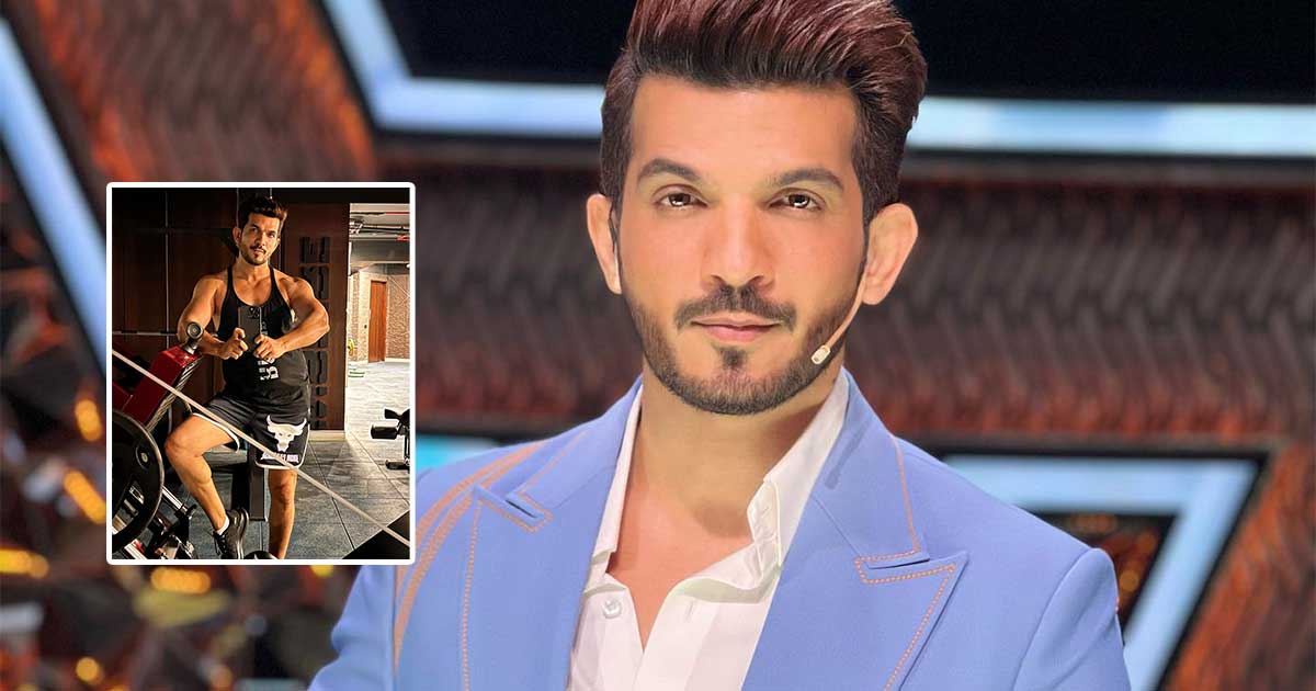 'I never compromise on my commitment to fitness,' says Arjun Bijlani as he works out on sets