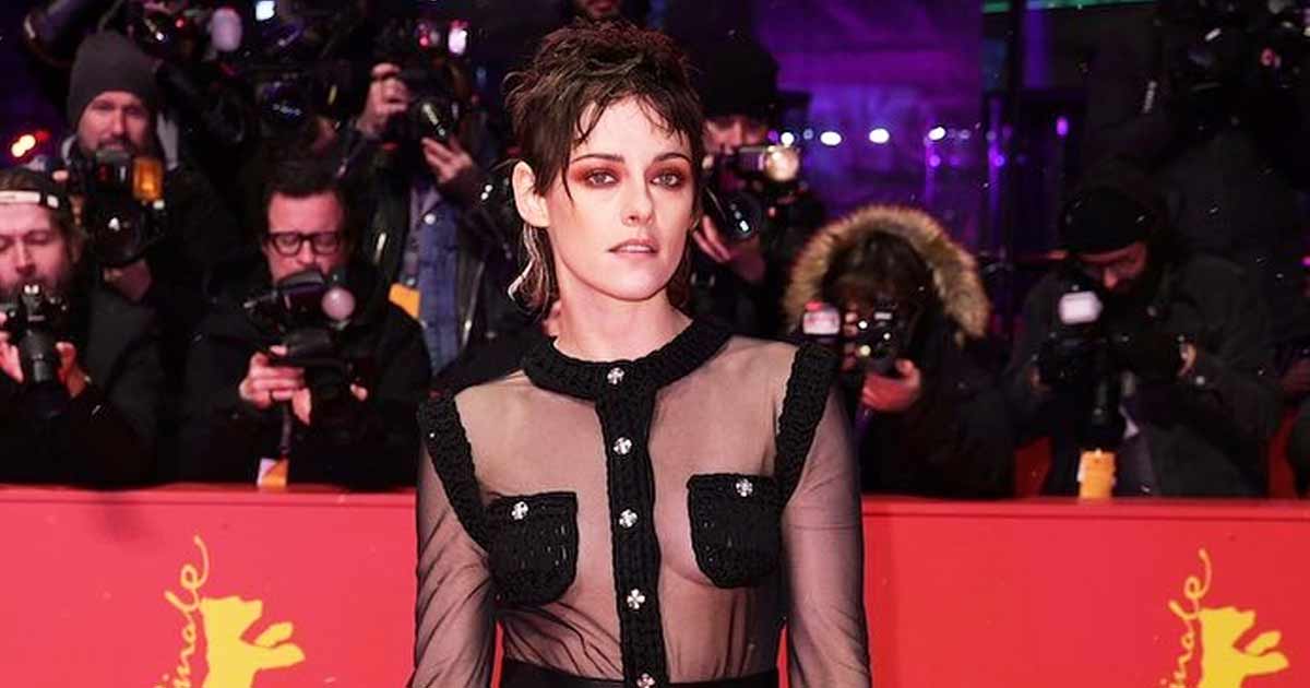 Kristen Stewart Once Went Braless Underneath A Pink Co-Ord Set, Flaunting Her Side B**bs She Paired It With Boho Jewellery