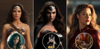 Angelina Jolie Channels Wonder Woman, Gal Gadot Is Batgirl & Amber Heard Turns The Flash Mode On - Check Out AI Reimagining Our Favourite Actresses As Iconic Superheroes.