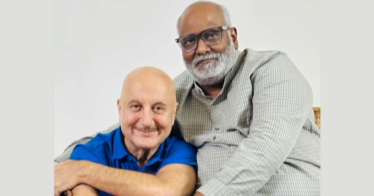 Anupam Kher Shares A Musical Moment With M.M Keeravani On Piano