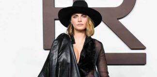 Cara Delevingne Once Went Braless Underneath A Classic White Shirt, Painting Some Wet & Wild Fantasies