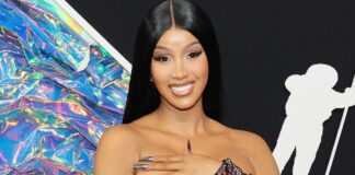 Cardi B Flaunts Her Curves In A Figure-Hugging Fishnet Minidress With Her B**bs Squashed In It – This NSFW Look Leaves Nothing to the Imagination!
