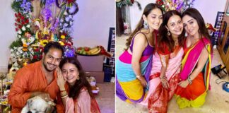 Devoleena Bhattacharjee celebrates first Ganpati with husband Shaan