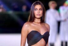 Hailey Bieber Opts For A Dual-Toned Bodysuit & Ditches Her Pants While Making Every Head Turns