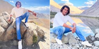 Karanvir Bohra on fun vacation in Ladakh’s Nubra Valley