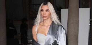 Kim Kardashian Goes Braless Flashing Her N*pples In A Silk Dress Looking Like A Walking Candyfloss, Netizens Troll - Deets Inside