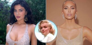Kylie Jenner Puts A Racy Display Donning A Shimmery Dress, Giving A Tough Competition To Sister Kim Kardashian’s Iconic Marilyn Monroe Outfit