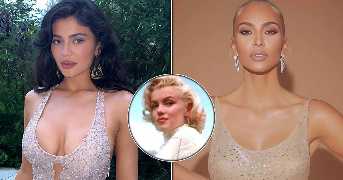 Kylie Jenner Puts A Racy Display Donning A Shimmery Cleav*ge Exposing Dress, Giving A Tough Competition To Sister Kim Kardashian's Iconic Marilyn Monroe Outfit, Netizens Troll 'The Mothering Continues