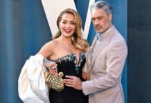 Rita Ora goes red-faced as she blurts out husband Taika Waititi is ‘sex god’