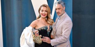Rita Ora goes red-faced as she blurts out husband Taika Waititi is ‘sex god’