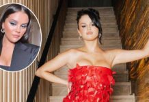 Selena Gomez Rocks An-All Black Ensemble Showcasing Her Busty Assets