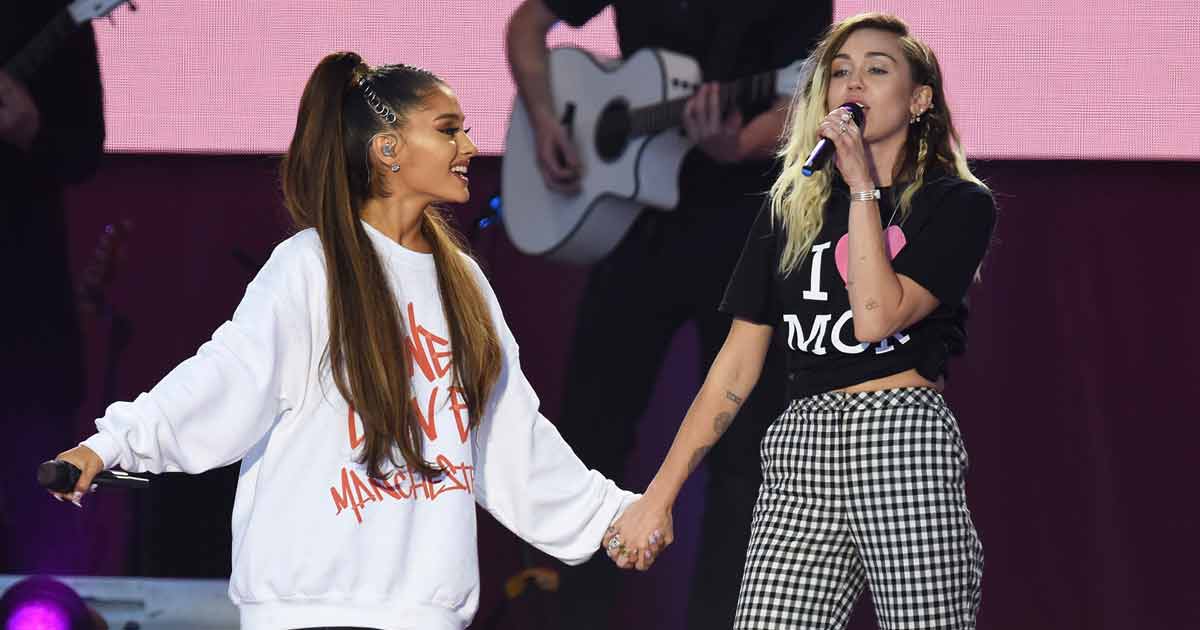 'She was a little scared': Miley Cyrus recalls 'flirting' with Ariana Grande