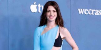 Anne Hathaway Serves Her 'Devil Wears Prada' Vibes By Giving A Twist To Corsetry Ensemble & Putting In A Half-Denim, Half-Pantsuit Look