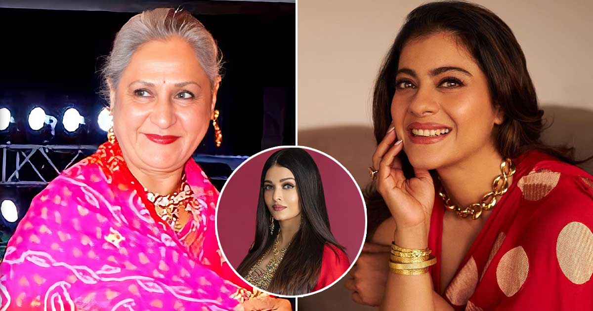 Jaya Bachchan Couldn’t Stop Laughing With Kajol At Durga Pujo Pandal As The Duo Graciously Poses For Paps, Netizens React - Watch
