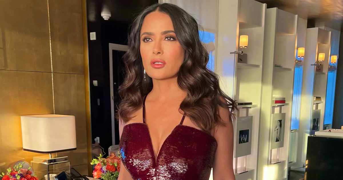 Salma Hayek Redefines Power Dressing In Three-Piece Gold Suit Dripping Confidence As She Oozes Major Boss Babe Vibes, This Barbie Don’t Need No Ken!