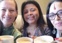 Suzanne Bernert finds support in Ila Arun, Nandita Puri, meets them for coffee