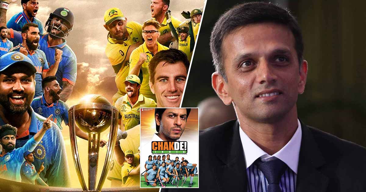 Ind VS Aus World Cup Final 2023: As Rohit Sharma Along With Virat Kohli Leads Their Men To The Final Battle, Netizens Compare Rahul Dravid With Shah Rukh Khan's Making Of Chak De India - Check Out Viral Memes!