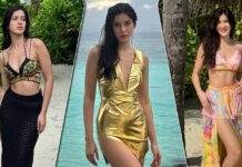Shanaya Kapoor Sizzles In Hottest Bikini As She Lives Her Baywatch Fantasies In Maldives With Rumored Boyfriend Karan Kothari!
