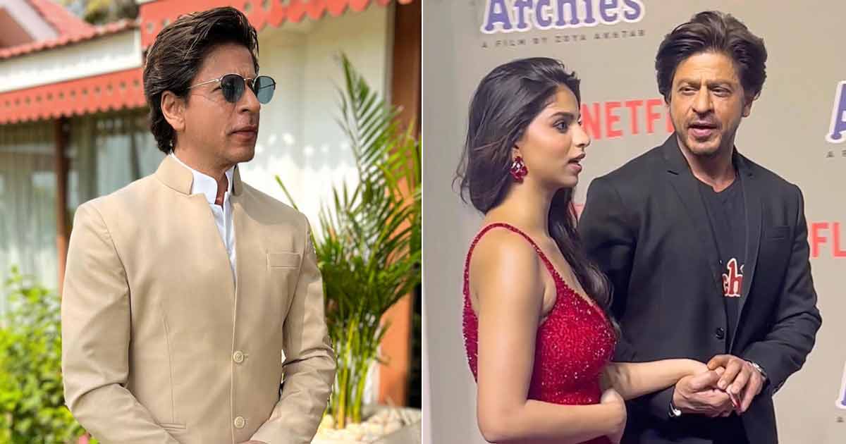 Shah Rukh Khan’s Dream Finally Came True Of Walking The Red Carpet With Suhana Khan Wearing A Red Gown