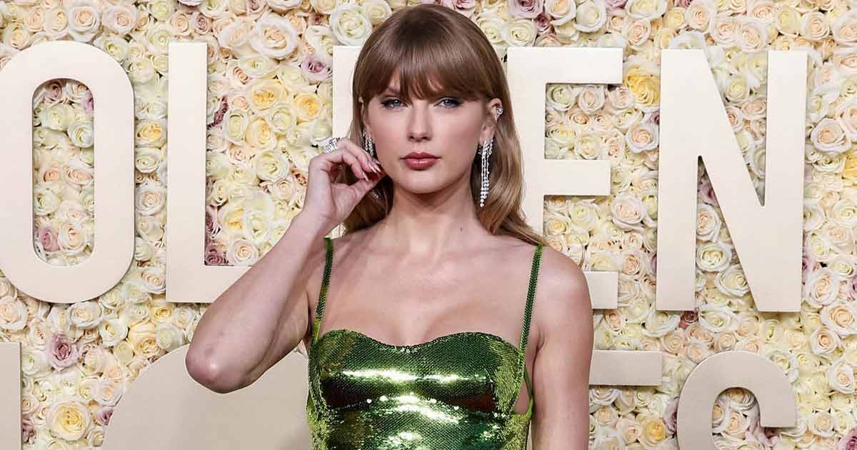 Golden Globes 2024 Live Coverage Taylor Swift Flaunts Green Gown At