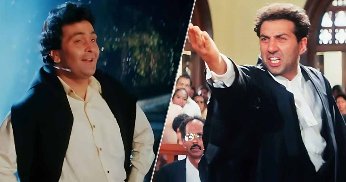 When Sunny Deol Was Considered A Disastrous Choice For Damini, But Rishi Kapoor Lost To Paaji's 12th Reel Challenge & Confessed, "I Was The Hero, But He Was More Bankable"