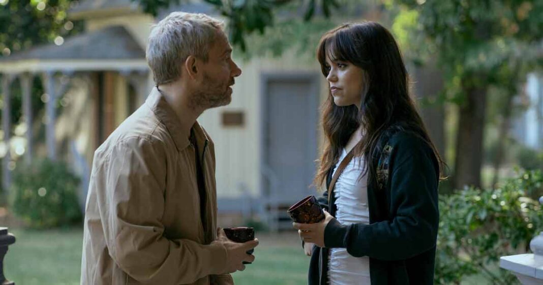 Jenna Ortega Smoking Cigarette And Getting Intimate With Martin Freeman In Millers Girl Is 0654