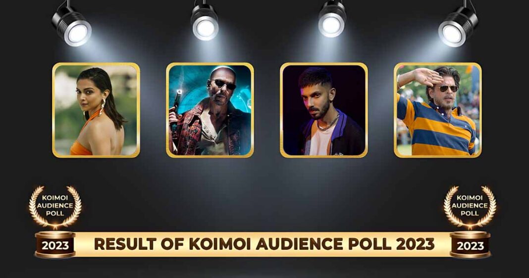 Koimoi Audience Poll 2023 Deepika Padukone, Anirudh & Shah Rukh Khan's